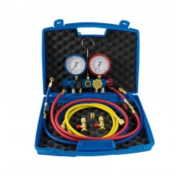 KIT COMPLETO DE MANOMETRO PARA GASES R32 .R410R.407 Y R134