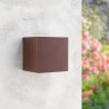 Aplique de pared led rust cube 6w ip54 cct