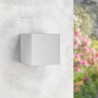 Aplique de pared led white cube 6w ip54 3000k