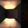 Aplique de pared led rust cube 6w ip54 cct
