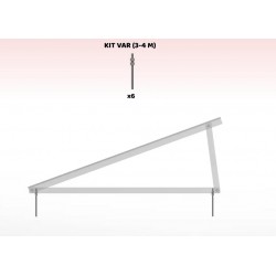 VARILLA M10 PARA ESTRUCTURA INCLINADA EN VERTICAL 3-4 MODULOS