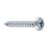Tornillo doble rosca tornigrap nº 33 de 4,5x45 cabeza alomada acero cincado