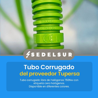 📢 NUEVA GAMA DE PRODUCTO

Tubo Corrugado Libre de halógenos 750Nw con etiqueta cero halógenos.

Disponible en los siguientes colores:

🟢🔵🟣🔴⚪️⚫️

Seguimos trabajando día a día para mejorar y sacar las últimas novedades al mercado 🚀

¡ Contáctanos para más información !

#Tupersa #expertosatulado #sedelsur