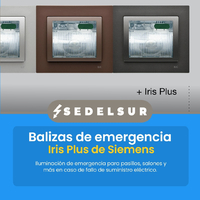 🔦 Baliza de emergencia extraíble 18584

✨ Iluminación de emergencia para pasillos, salones y más en caso de fallo de suministro eléctrico.

🔋 La baliza es extraíble y puede usarse como linterna, con un sistema de extracción bloqueable mediante un tornillo suministrado.

⚡ Alimentación: 230 V~ 50 ÷ 60 Hz ⏳ Autonomía de la batería: aproximadamente 3 horas ±15 🔄 Tiempo de recarga de la batería: aproximadamente 12 horas

✨ Además puedes combinarlo con Iris y Iris Plus o Mega para darle ese toque extra a la decoración de tus proyectos.

Ponte en contacto con nosotros para obtener más información

#Sedelur #Siemens #CalidadSiemens #InstaladorEléctrico #Electricidad #MaterialEléctrico #Interruptor