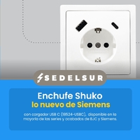 ¿Quieres saber qué hace especial a nuestro enchufe Schuko® con cargador USB C (18524-USBC)?

✅ Apto para instalación en caja de empotrar estándar, ya que no requiere de profundidad extra.

✅ Compatible con los protocolos Power Delivery (exigido por la UE para final de 2024) y Quick charge, que permite adaptar el voltaje de salida en función del nivel de carga de la batería, reduciendo el tiempo necesario para la carga.

✅ Potencia: hasta 20W.

✅ Disponible en la mayoría de las series y acabados de BJC y Siemens.

#BJC #SiemensGroup #CalidadSiemens #InstaladorEléctrico #Electricidad #MaterialEléctrico #Interruptor #MecanismoEléctrico