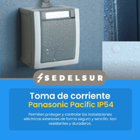 👉 Pacific, protege y controla tu instalación exterior

Las tomas de corriente Panasonic permiten proteger y controlar las instalaciones eléctricas exteriores de forma segura y sencilla. Son resistentes y duraderas, incluso para las condiciones más extremas de clima, contaminación ambiental y suciedad.

#sedelsur #panasonic #instalacioneseléctricas