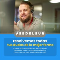 Nuestro equipo humano estará encantado de atenderte.😍

Resolvemos tus dudas y te asesoramos a escoger la mejor opción 🤙

☎️954 013 475
✉️info@sedelsur.com
🌐www.sedelsur.com
📍C/ Ebro, 2, 41567 Herrera, Sevilla)

#electricidad #electronica #profesionales #vehiculoelectrico #sevilla #instaladores #reformas
#electricity #andalucia #calidad #cocheelectrico #energia #españa #movilidad #green #cargaelectrica #seville #equipo #moto #fotovoltaica #ceroemisiones #ahorroenergetico